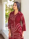 Zalak Vol 4 By Radhika Rayon Discharge Foil Printed Kurti With Bottom Suits